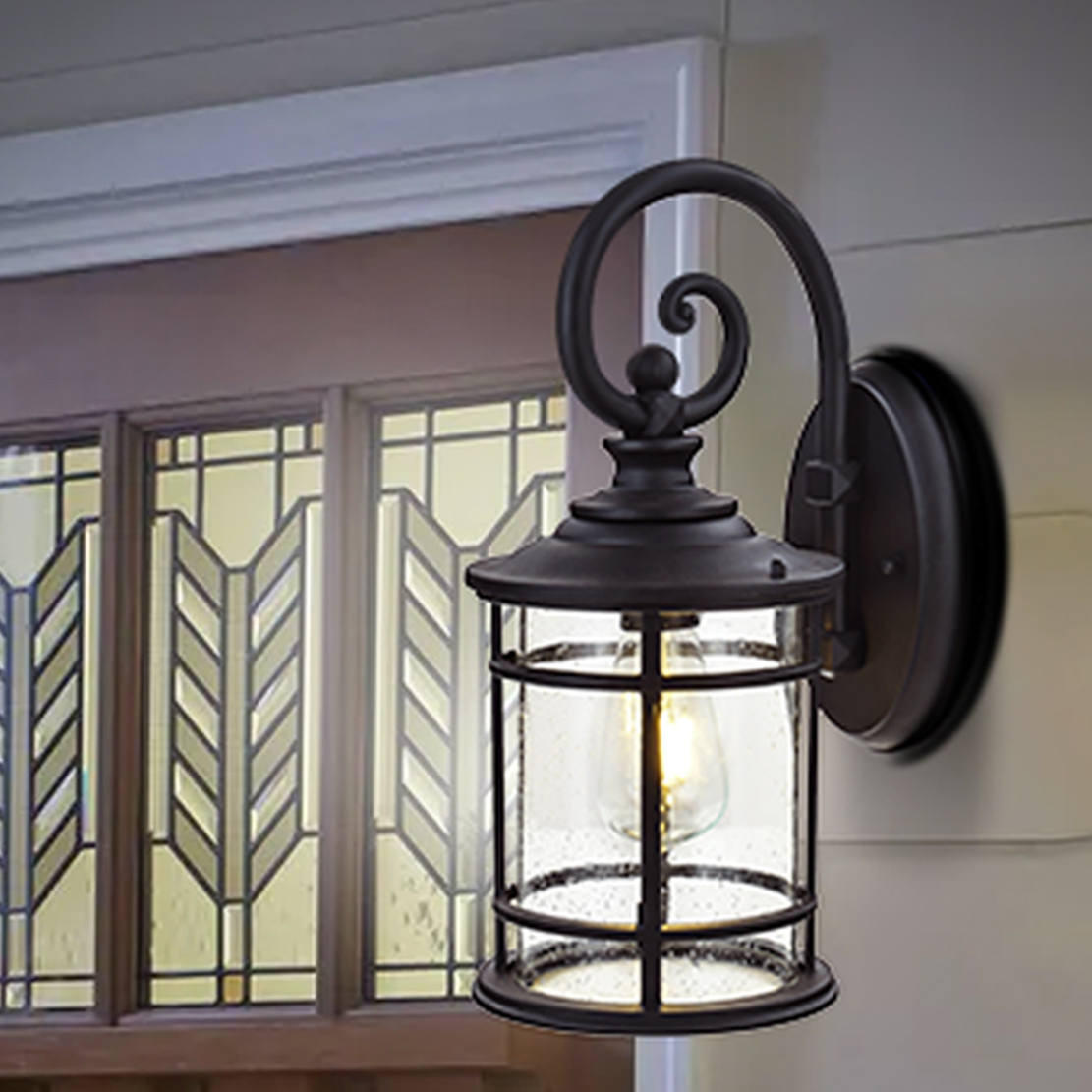 Factory Wall Lamp Waterproof Outside Garden Lantern Sconce Outdoor Porch Wall Lights
