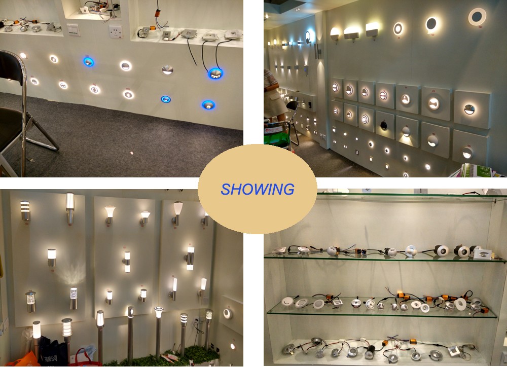 3W Outdoor LED Stair Lighting White Emitting Recessed Landscape Steps Light