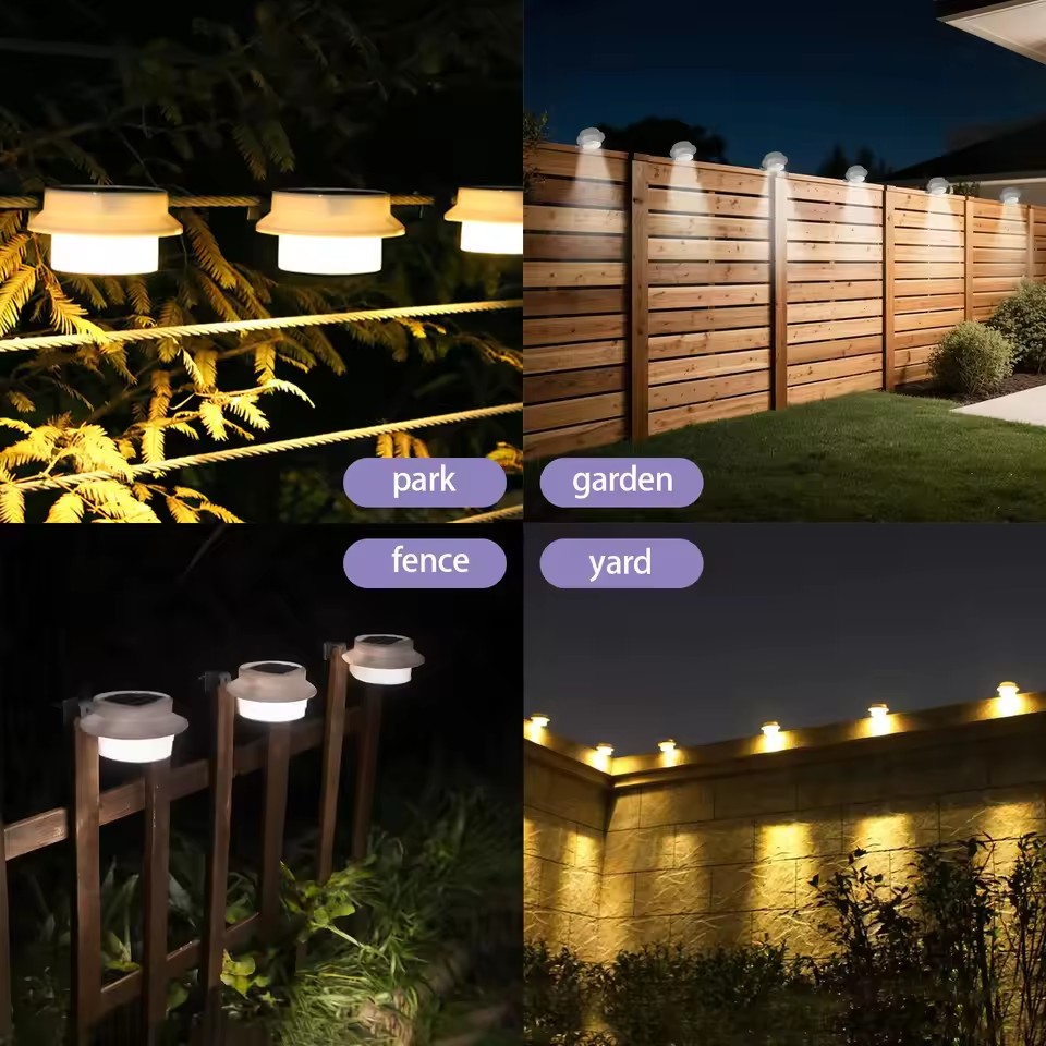Waterproof and Durable Solar Light Intrlligent Sensing LED Solar Gutter Light for Exterior Wall