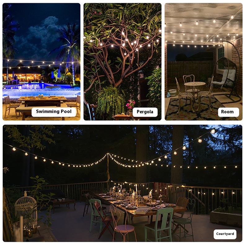 Festoon Lighting Details 8