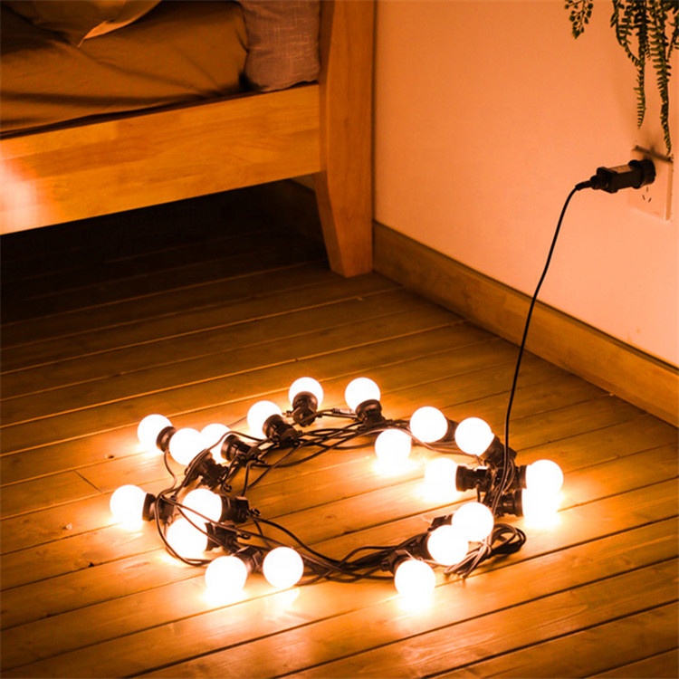 Commercial Quality Connectable White Color Outdoor Home Patio Party Vintage Decor Led Festoon G50 String Lights