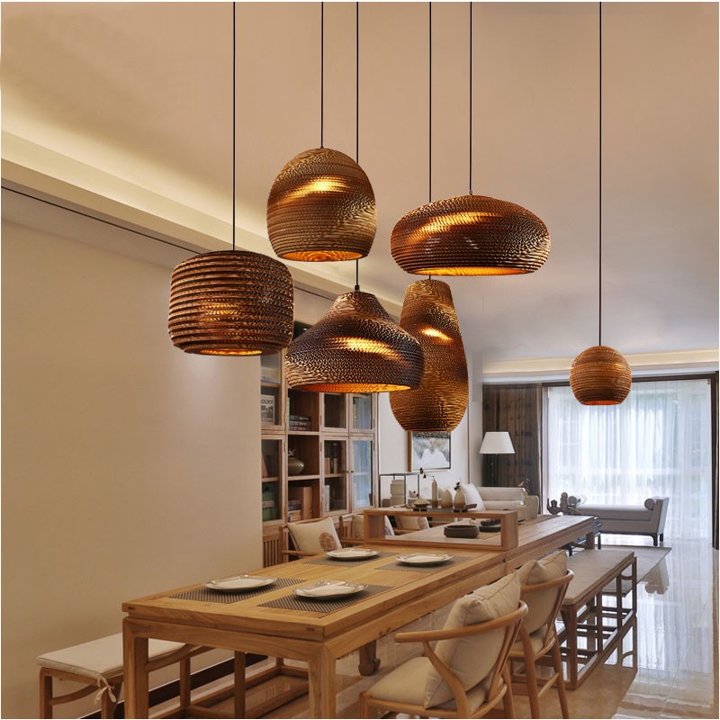 Zeal Lighting Decorations Bamboo Weave Chandelier Dining Room Kitchen Bamboo Shades Lamps Pendant Lights