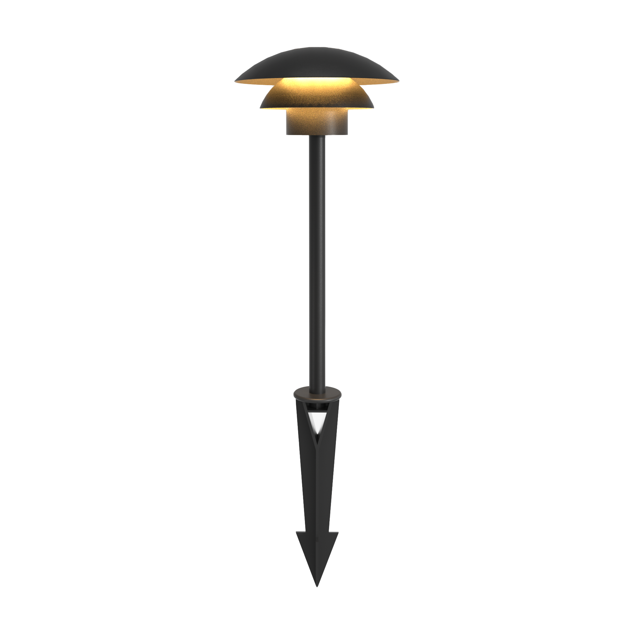 Black IP65 Outdoor Hanging Pendant Light Aluminum Body LED 3500K Warm White 120 Beam Angle EEI A++ Garden AC CE Certified 3-Year