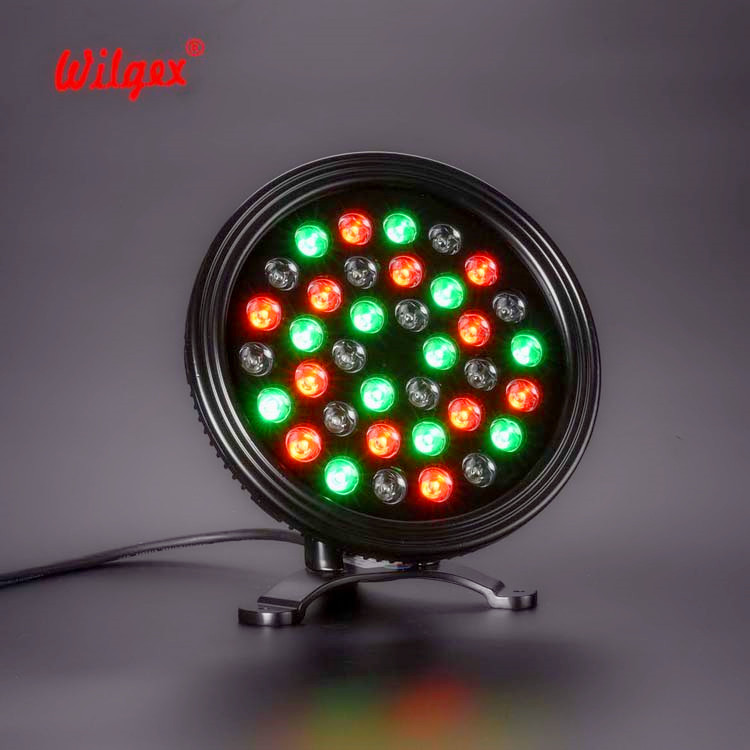 LED Underwater Light 36W IP68 Waterproof Swimming Pool Garden Fountain Light RGB Color Submersible Lamp Portable 24V 5-Year