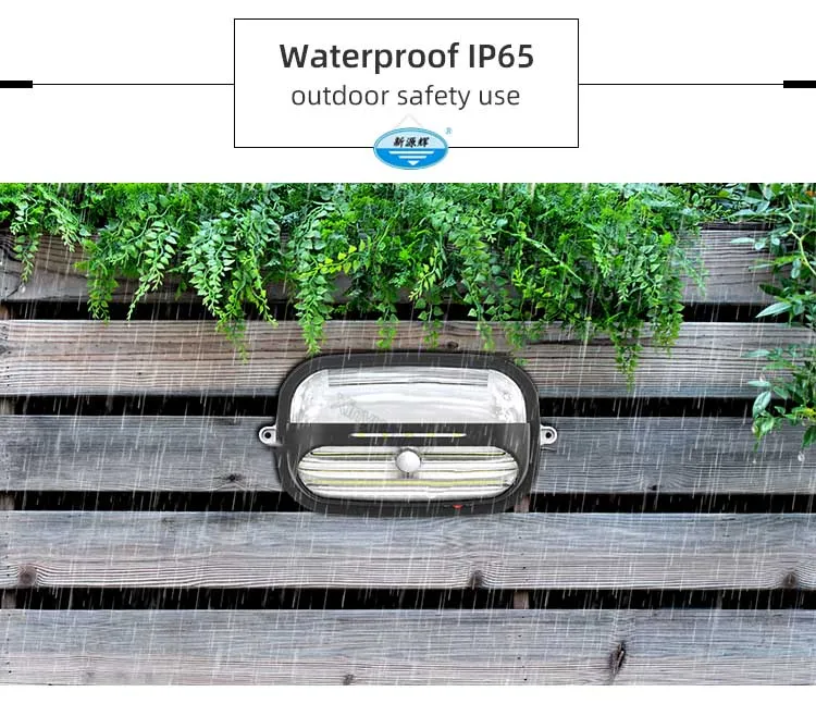 Exterior Security Light Waterproof Motion Sensor Solar Powered Outdoor Sensor Flood Light