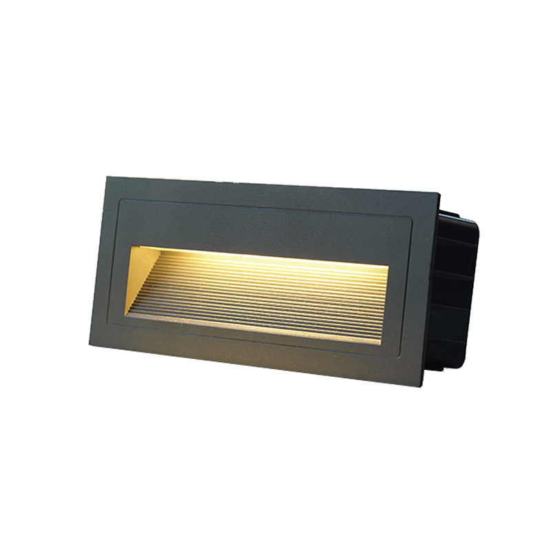 Highlux 6W 3W Aluminum Square LED Stair Light Outdoor IP65 Waterproof Led Step Light for Garden Lighting
