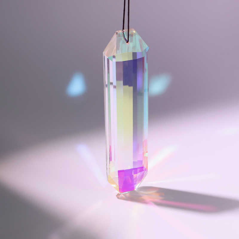 Modern Style Crystal Pendant Light with Cross-Border Shade Wind Chime and Sun Catcher for Garden Decor