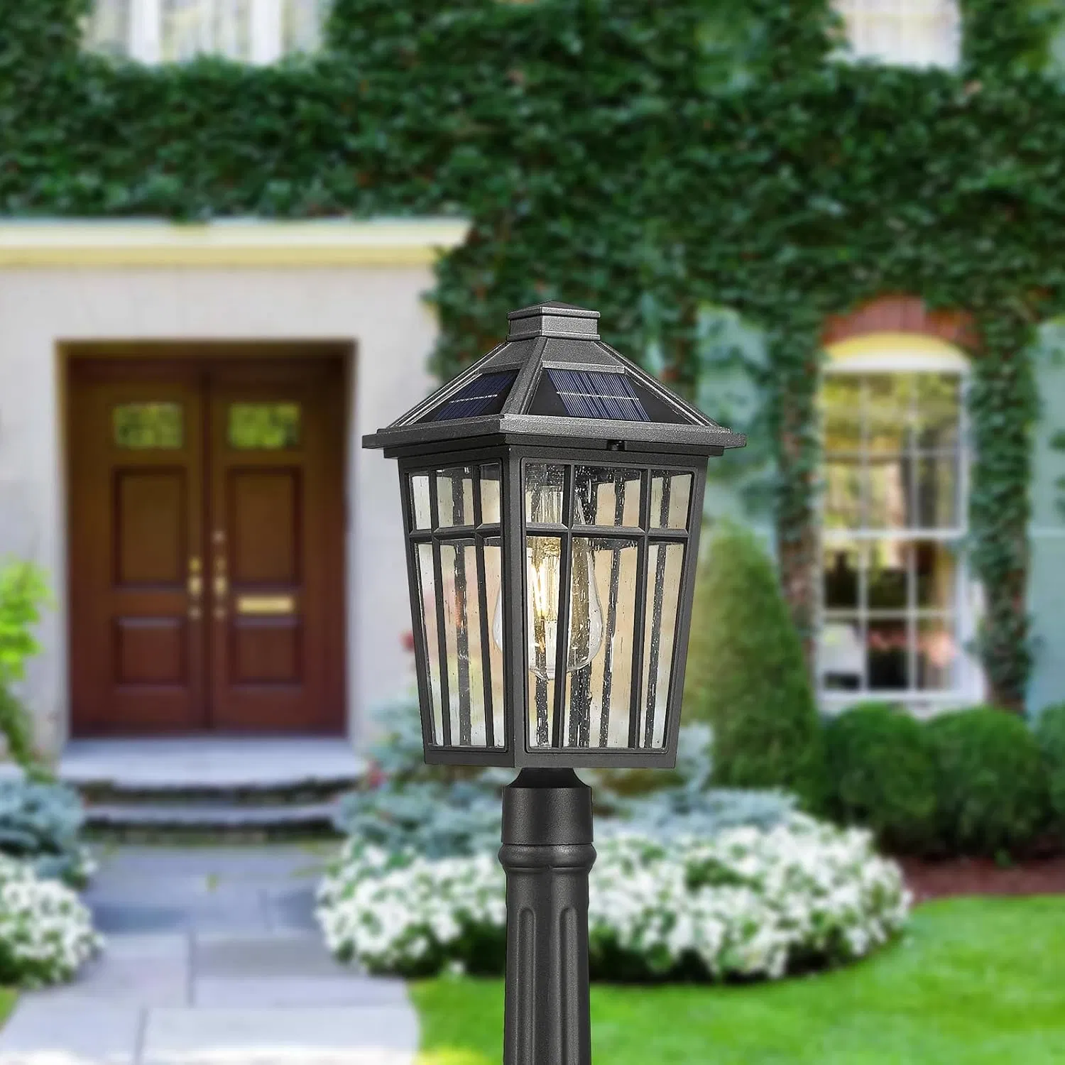 Stylish Solar Deck Lights with Auto-on/off for Modern Patios