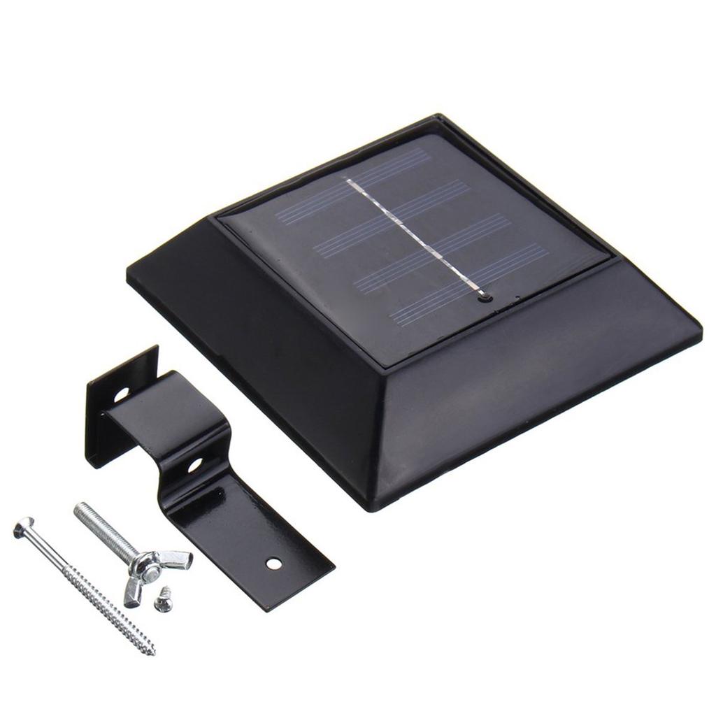 12 LED Square Outdoor Corridor Wall Light Smart Solar Gutter Night Utility Security Light Outdoor Solar Gutter LED Lights