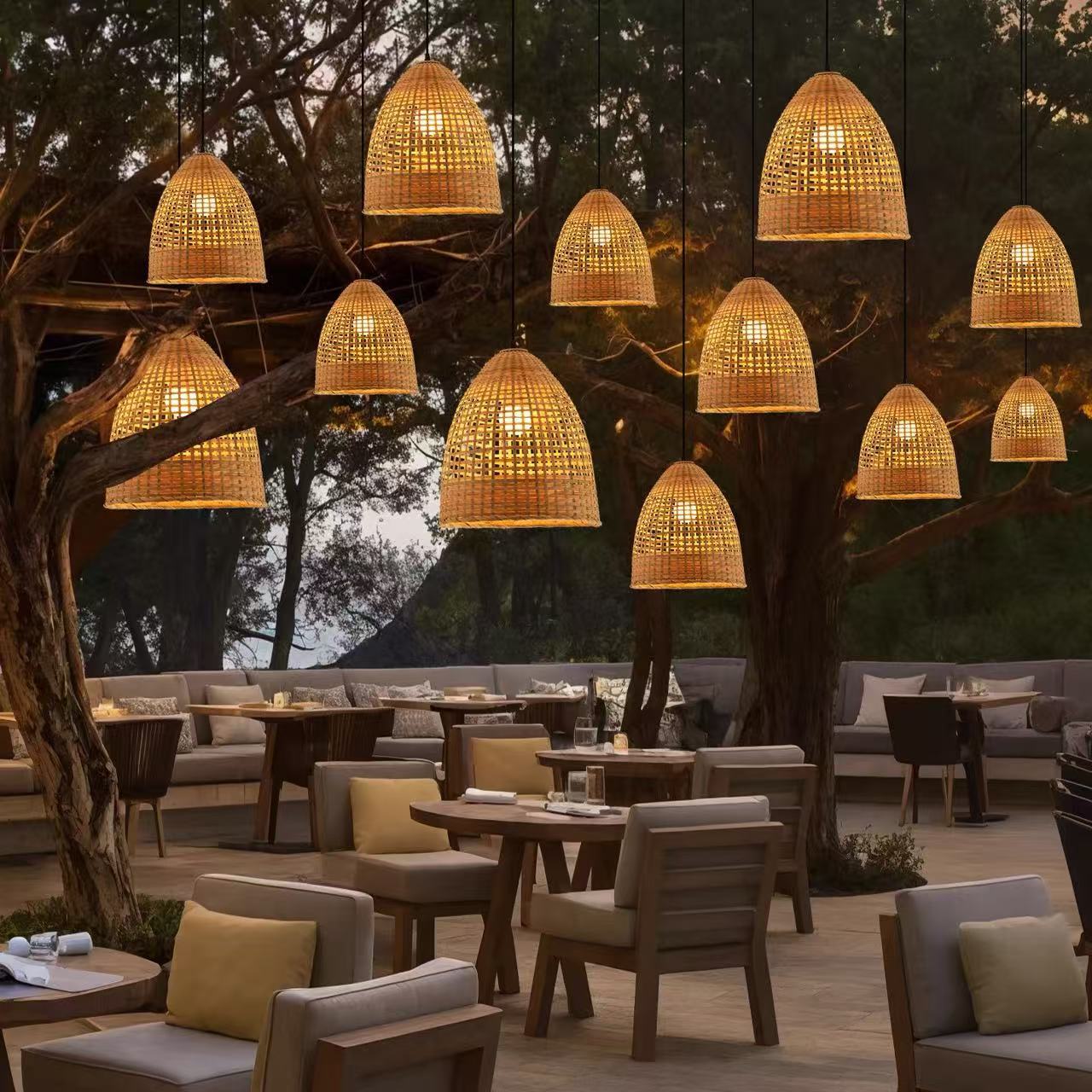 Bamboo Pendant Light Showcase 6