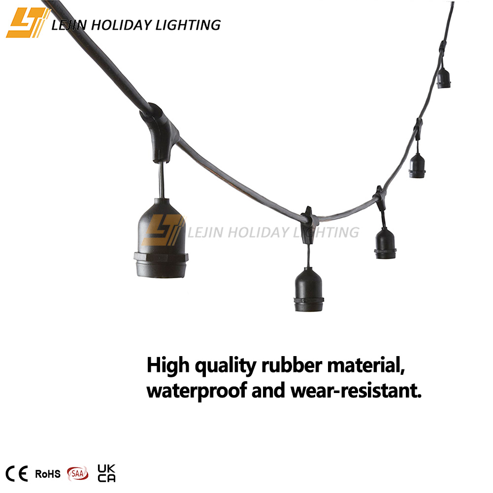Warm White LED S14 Festoon Belt Party String Light for Outdoor Decoration