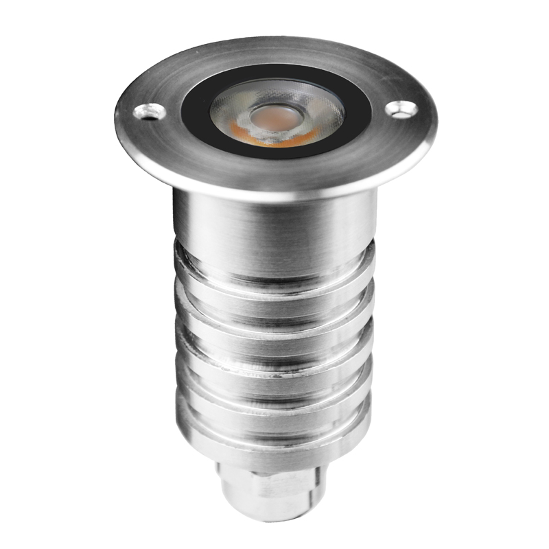 IP68 Waterproof 2.5W DMX 316 Stainless Steel LED Underwater Submersible Swimming Pool Pond Landscape Light Multi-Color Temp Spot