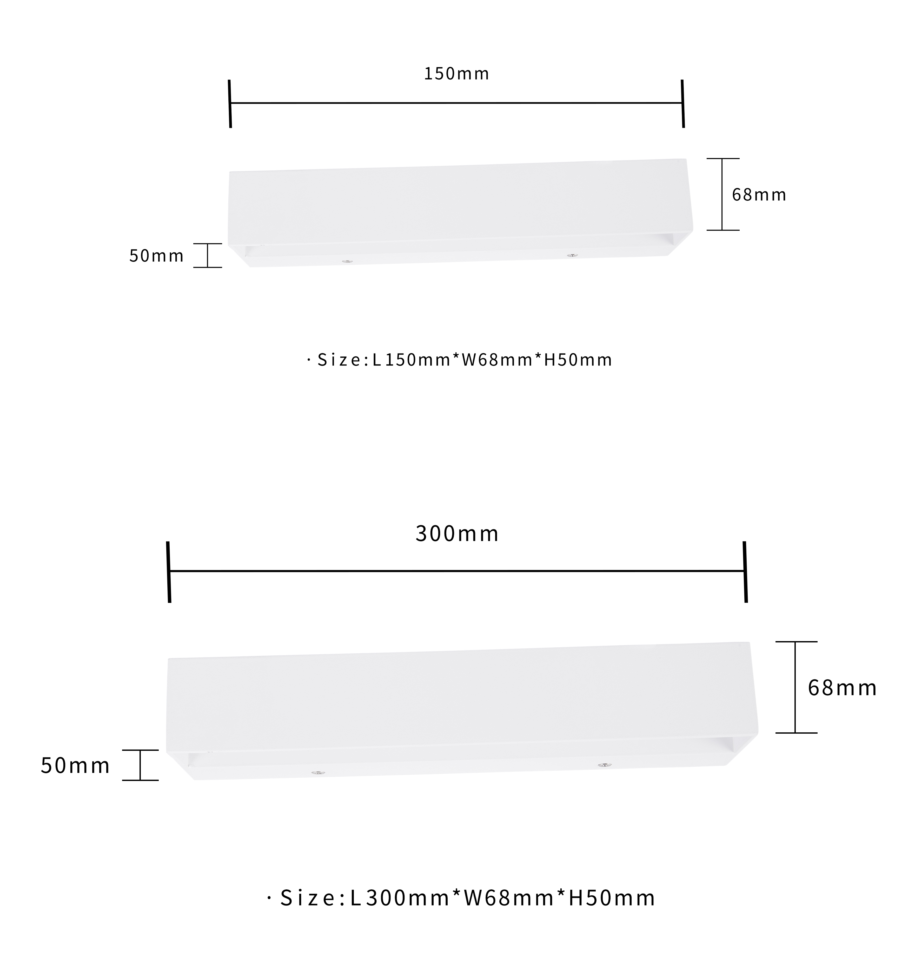 Fashion Indoor Wall Lamp Metal Black Aluminium up and Down Light LED Lamp Interior Lighting Modern Bedside Light