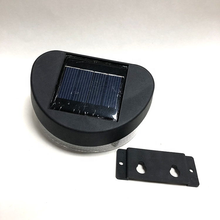 Outdoor 8led Solar Powered Fence Gutter LED Light Outdoor Garden Yard Wall Solar Fence Lamp