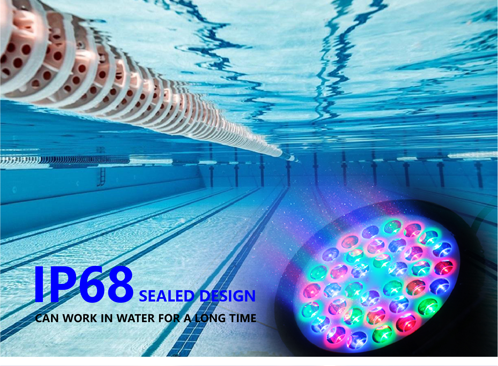 LED Underwater Light 36W IP68 Waterproof Swimming Pool Garden Fountain Light RGB Color Submersible Lamp Portable 24V 5-Year