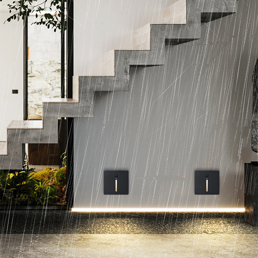 Ip65 Led Stair Wall Light 3W Indoor and Outdoor Aluminum Recessed Step Light
