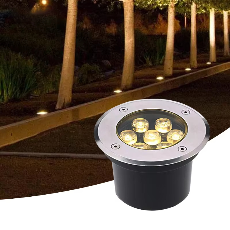 IP67 Waterproof RGB Aluminum Die-Cast Solar Low Voltage Deck Light for Garden Landscape Outdoor Inground Well Underground Lights