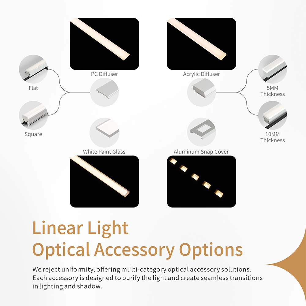 LED Linear In-Ground Stair and Step Light Aluminum &amp; Glass Body IP66 for Outdoor Garden Park Landscape Lighting