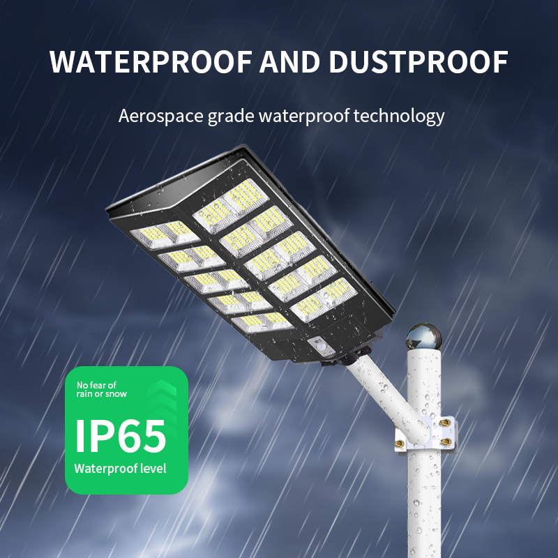 Outdoor 300W 4000W 500W ABS Motion Sensor Integrated All-In-One IP65 LED Solar Street Light