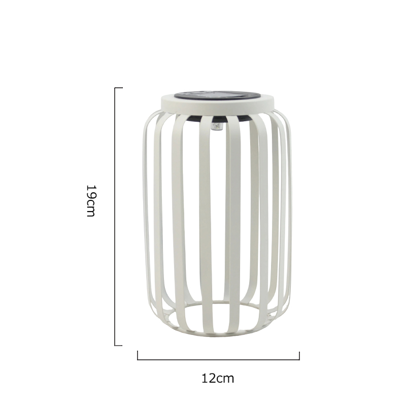 TRUST Handmade Iron Solar-powered Wind Lamp Line-style Garden Lantern Waterproof Home Decoration