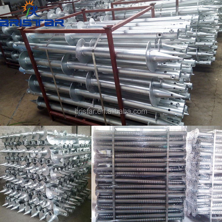 BRISTAR High Quality 3m 4m 5m 6m 8m 10m 12m Road Garden Outdoor Galvanized Cast Iron Pole Led Solar Street Lighting Poles