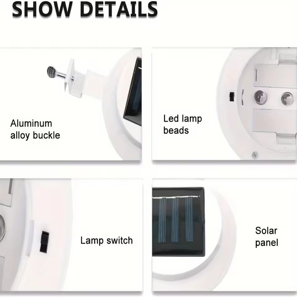 Waterproof and Durable Solar Light Intrlligent Sensing LED Solar Gutter Light for Exterior Wall