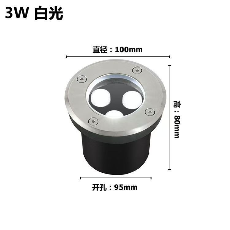 2025 New Arrival Outdoor LED Inground Landscape Well Lighting Garden Lights Aluminum Ra90 24V 9W 4100K IP67 Remote Control