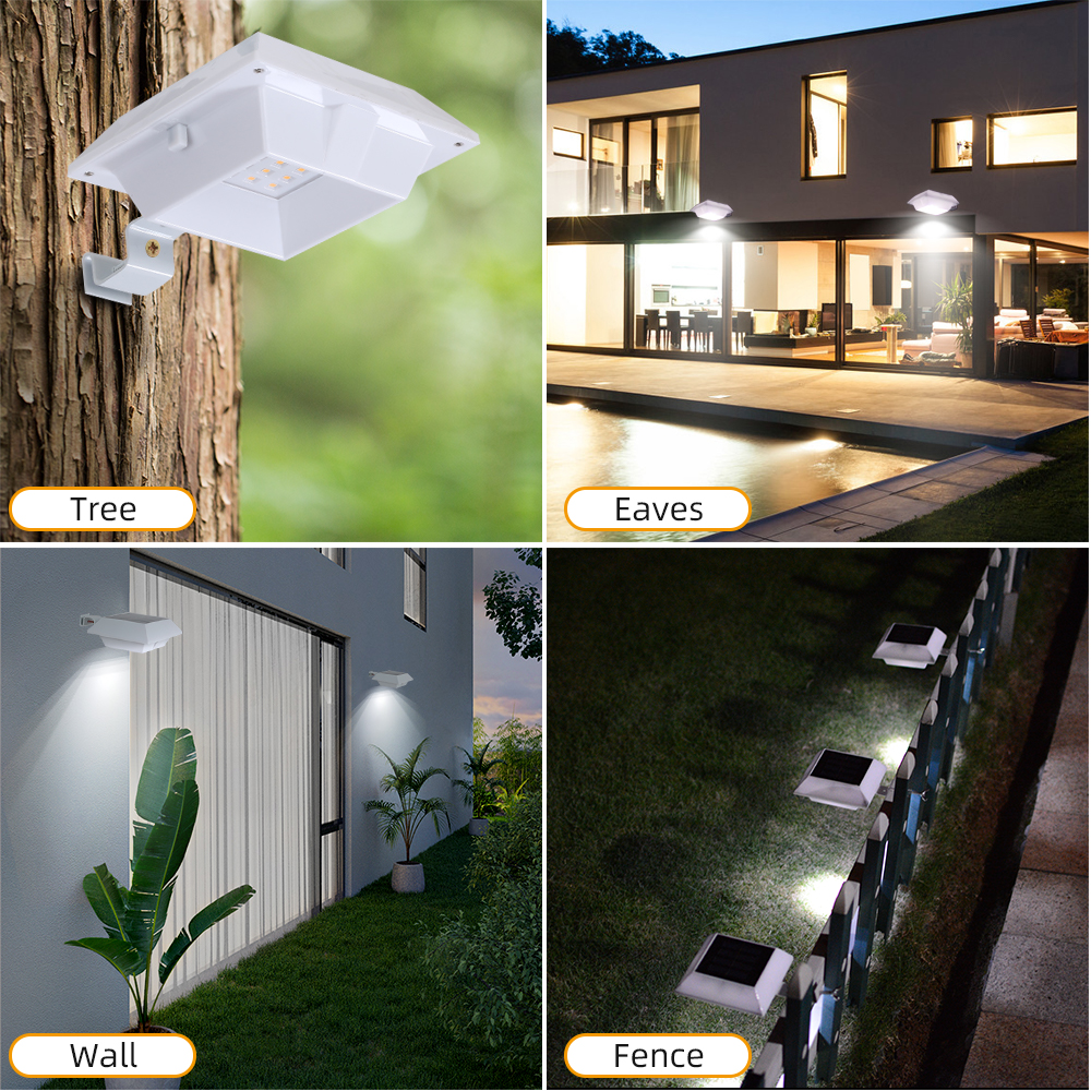 New Design Factory Price Solar Pool Fence Gutter Light for Deck Yard and Driveway Path