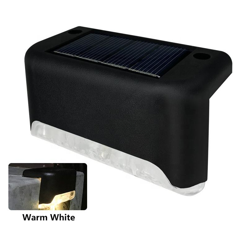 Waterproof Garden Solar Powered Fence Lights Outdoor Yard Deck Light LED Steps Patio Lights Stair Solar Lamp