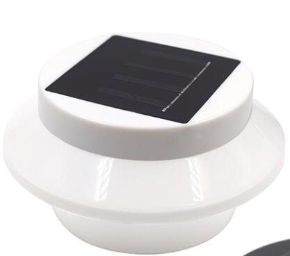 Hot Sale LED Fence Light Circular Sensor Roof Gutter LED Solar Garden Lamp Sensor Solar Light for Wall Path Garden