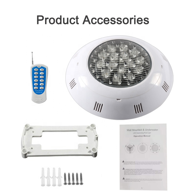 Pc Material Pond Decorative 24w 54w Ip68 Waterproof Submersible Rgb Par56 SMD Led Underwater Swimming Pool Lights