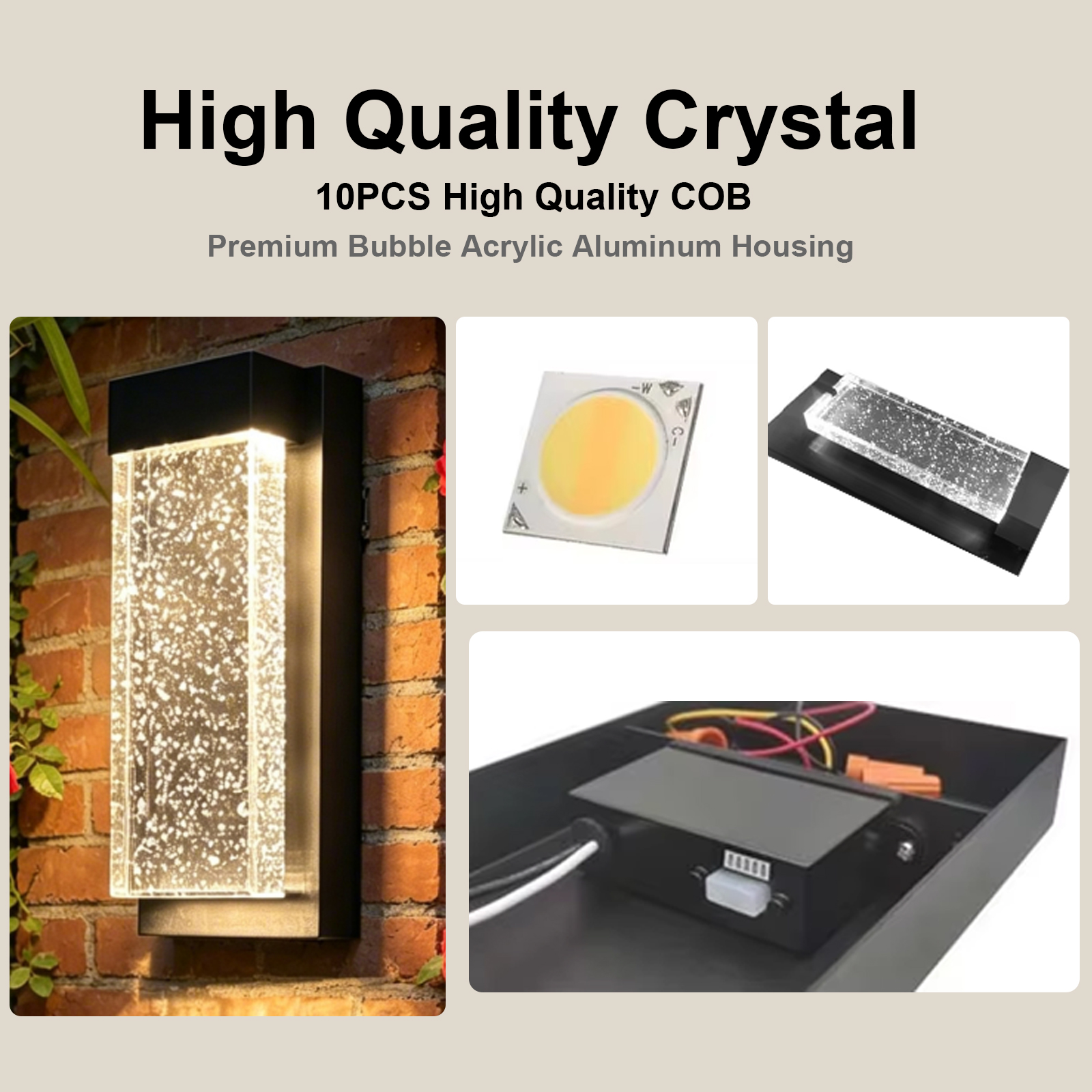 Modern LED Wall Lamp Indoor Outdoor Black Decorative Wall Light up Down Hotel Corridor Porch Lighting