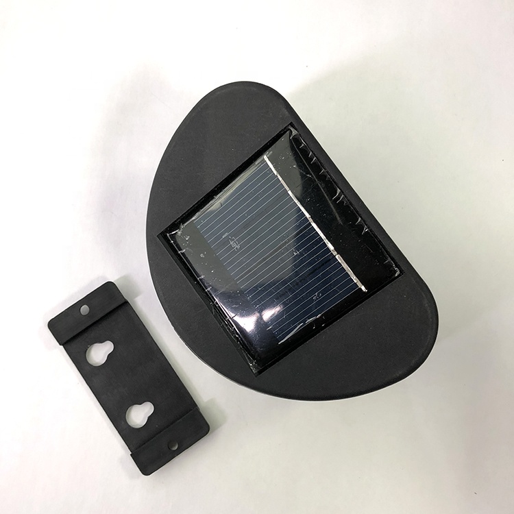 Outdoor 8led Solar Powered Fence Gutter LED Light Outdoor Garden Yard Wall Solar Fence Lamp