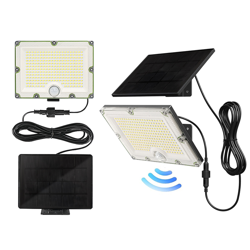 Solar Outdoor Lights 4000LM LED Outdoor Motion Sensor Lights IP65 Waterproof