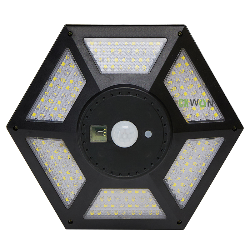 Solar Pendant Lights 180LED 1000LM Outdoor Motion Sensor Shed Light IP65 Waterproof with Remote