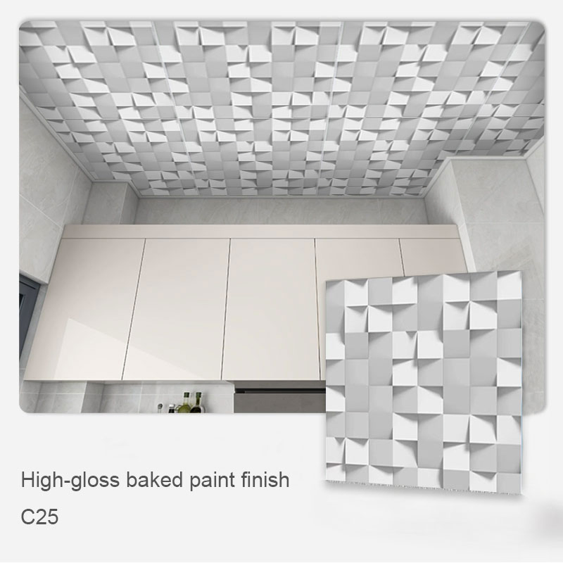 Hot Sale Marble-Patterned Ceiling Design for PVC Ceiling Home Office Decor