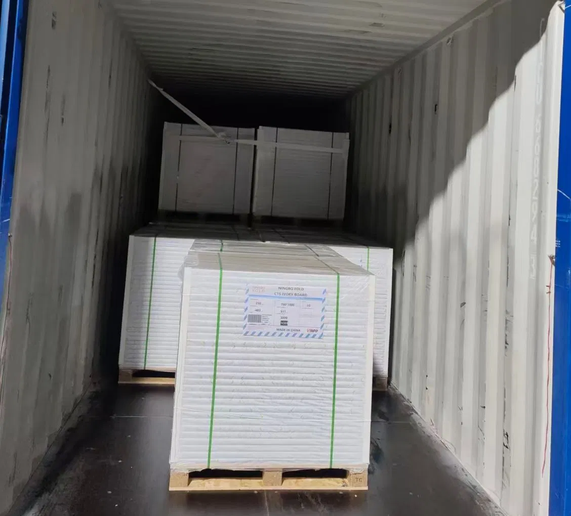 China Manufacturer Wholesale C1s Ivory Board Fbb Ningbo Fold Paper