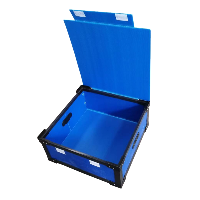 Lightweight High Strength ESD Safe Foldable PP Hollow Board Box Correx Picking Bins