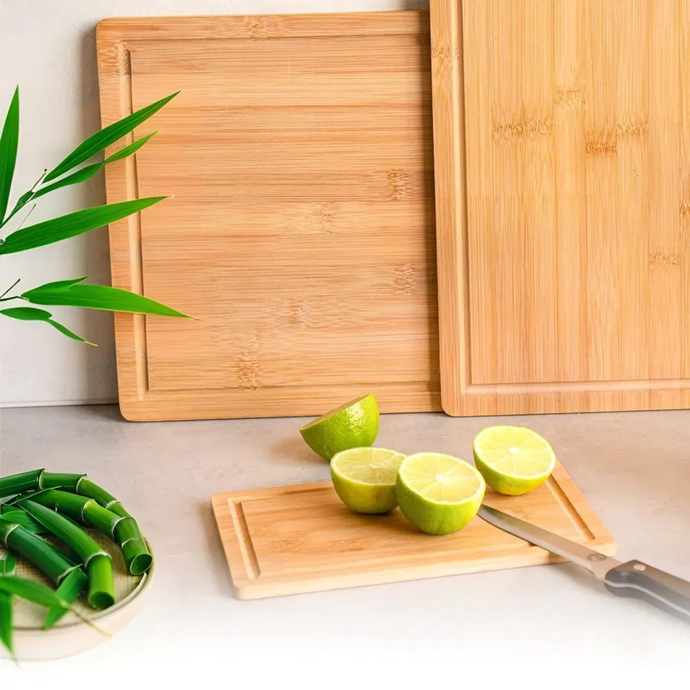 Factory Direct Sale Eco-Friendly High-Quality Household Bamboo Cutting Board for Kitchen