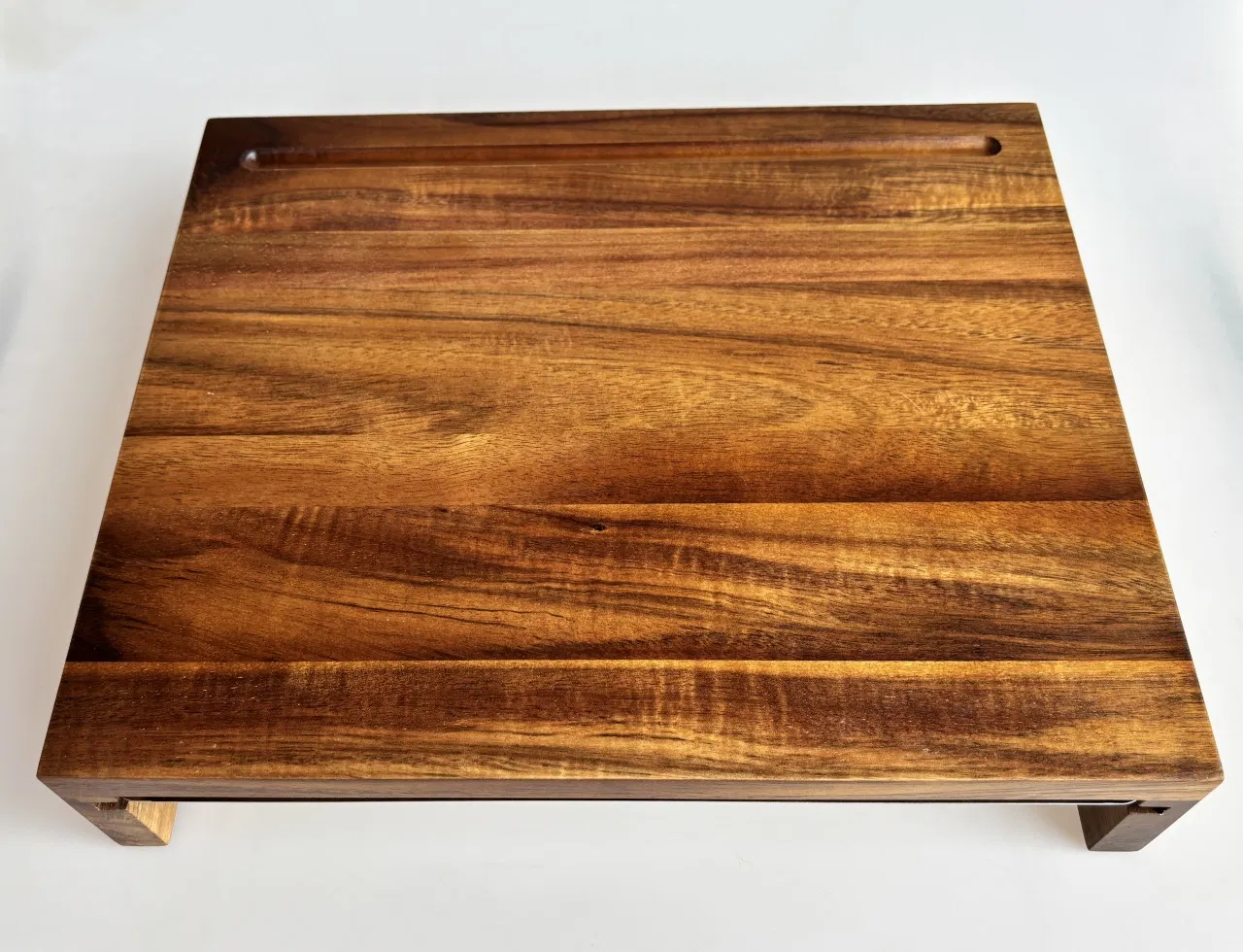 Hiking Chpping Board with Tray and Juice Groove Cutting Board