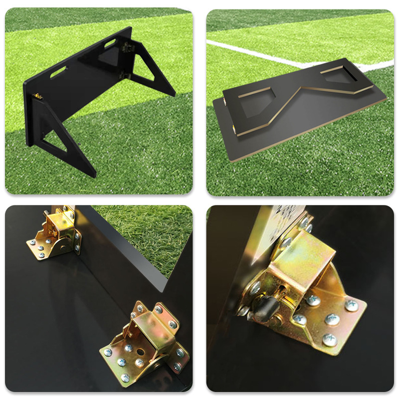 HDPE Plastic Foldable Soccer Rebounder Board Football Passing Wall Training Equipment
