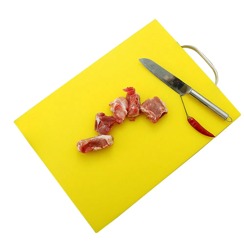 Custom Light Weight Colorful Square PE Food Plastic Cutting Boards for Kitchen