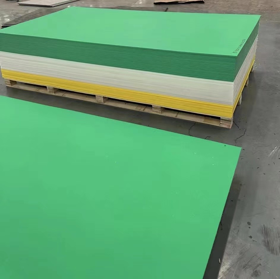 Colored Green High Density Polyethylene HDPE Sheets Boards Panels UHMWPE Hard Plastic Board