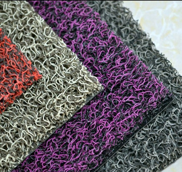 PVC Double Colors Coil Boat Swimming Outdoor Entrance Flooring Mat