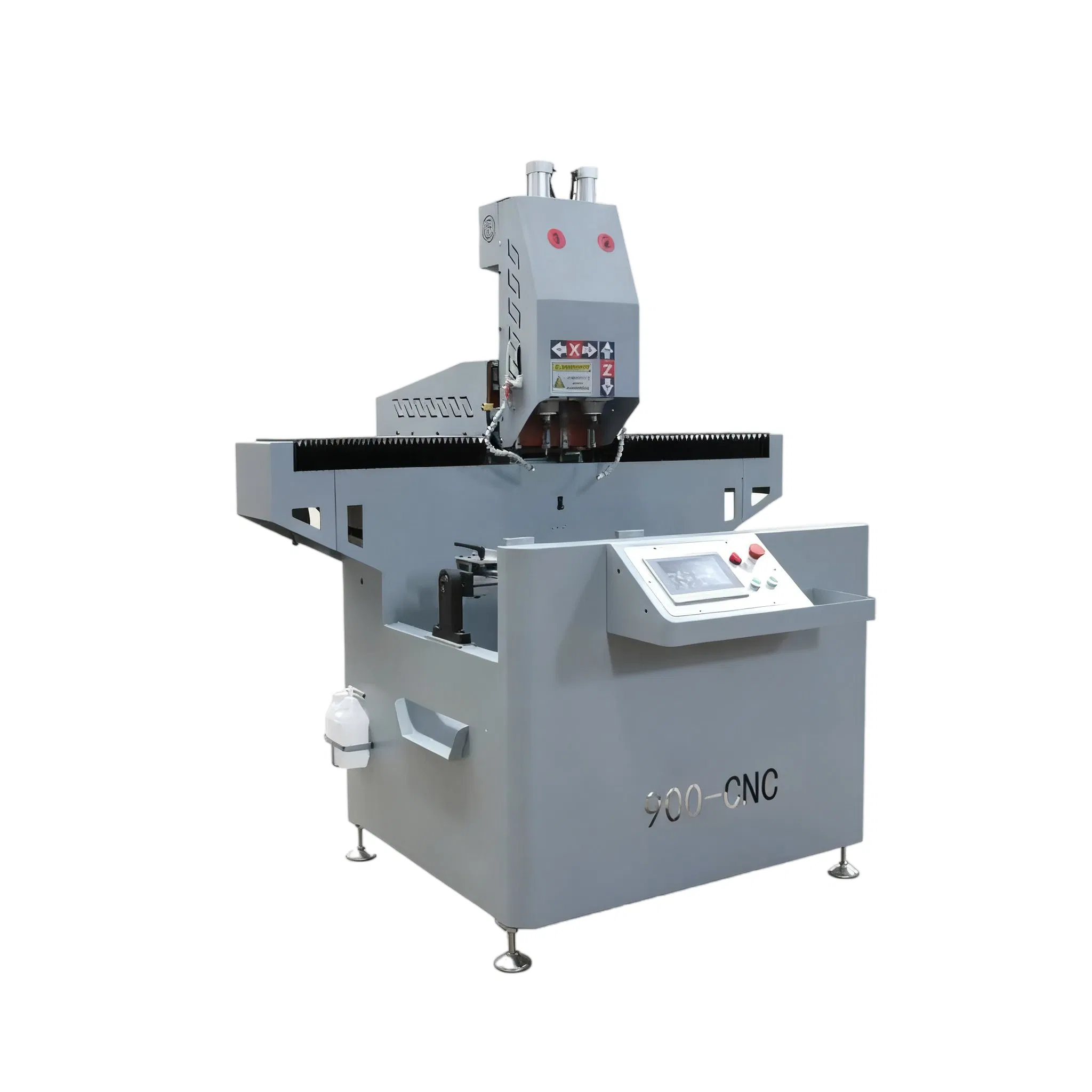 Double Head CNC Milling Drilling Machine for Aluminum PVC UPVC Door Window Profiles High Precision Processing
