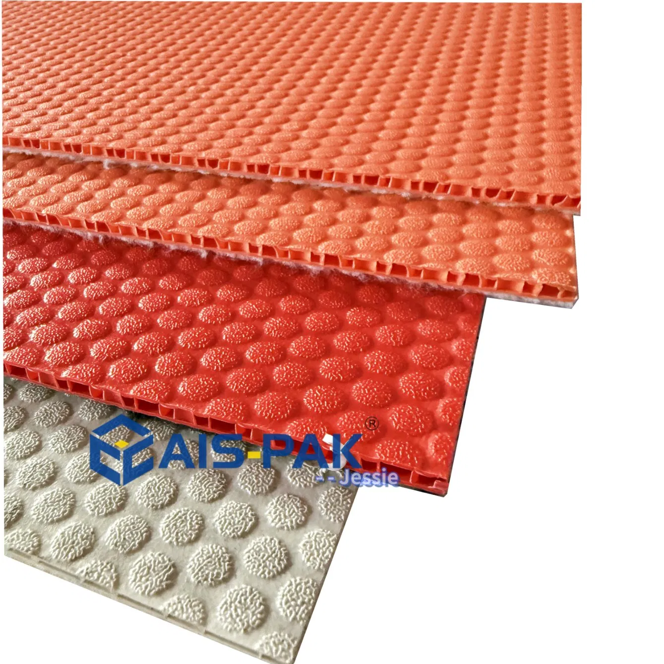 Fire Retardant Polypropylene PP Honeycomb Surface Floor Protection Board with Non-Woven Fabrics