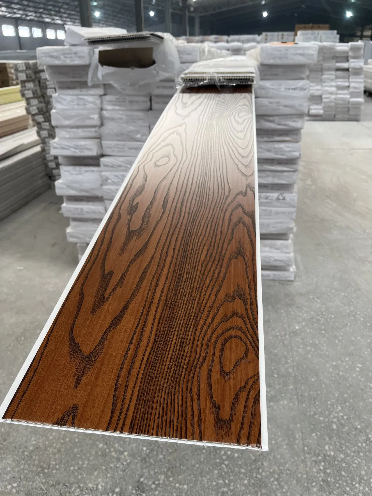 High Quality Wood Textured Plastic Panel Waterproof False Techo Laminated PVC Ceiling Board for Interior Decoration