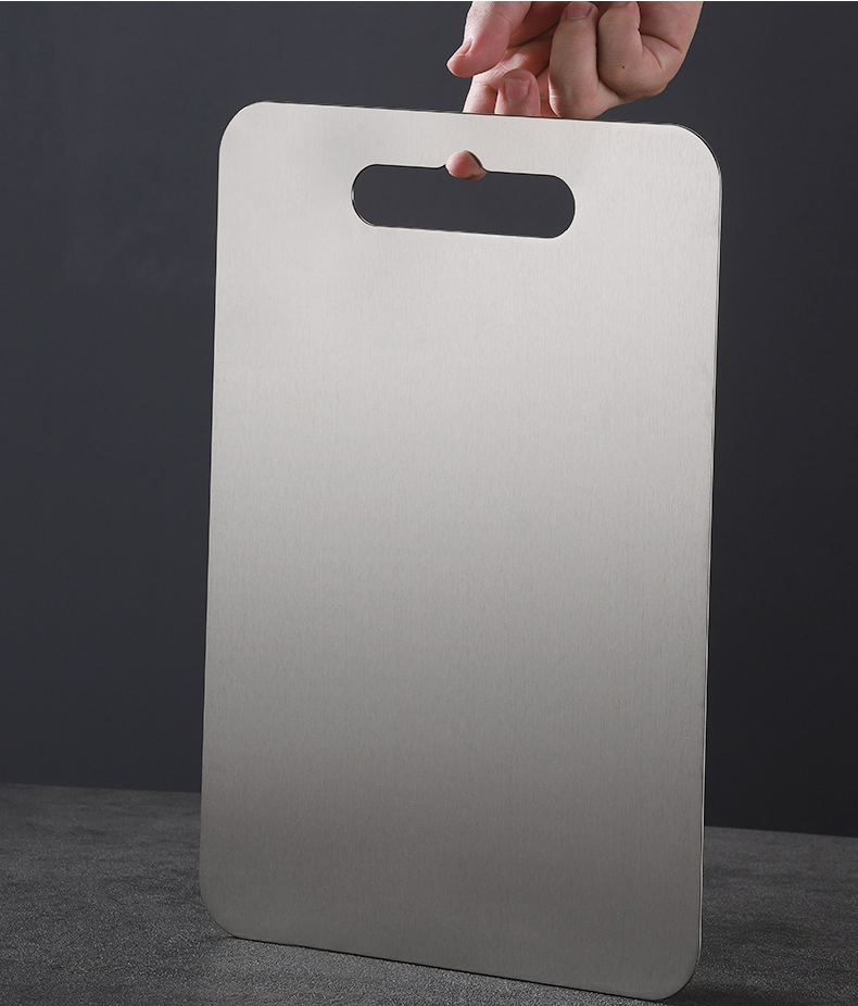 High Quality Customizable Pure Titanium Rectangular Cutting Board Eco-Friendly Food Grade Chopping Blocks Indoor Outdoor Kitchen