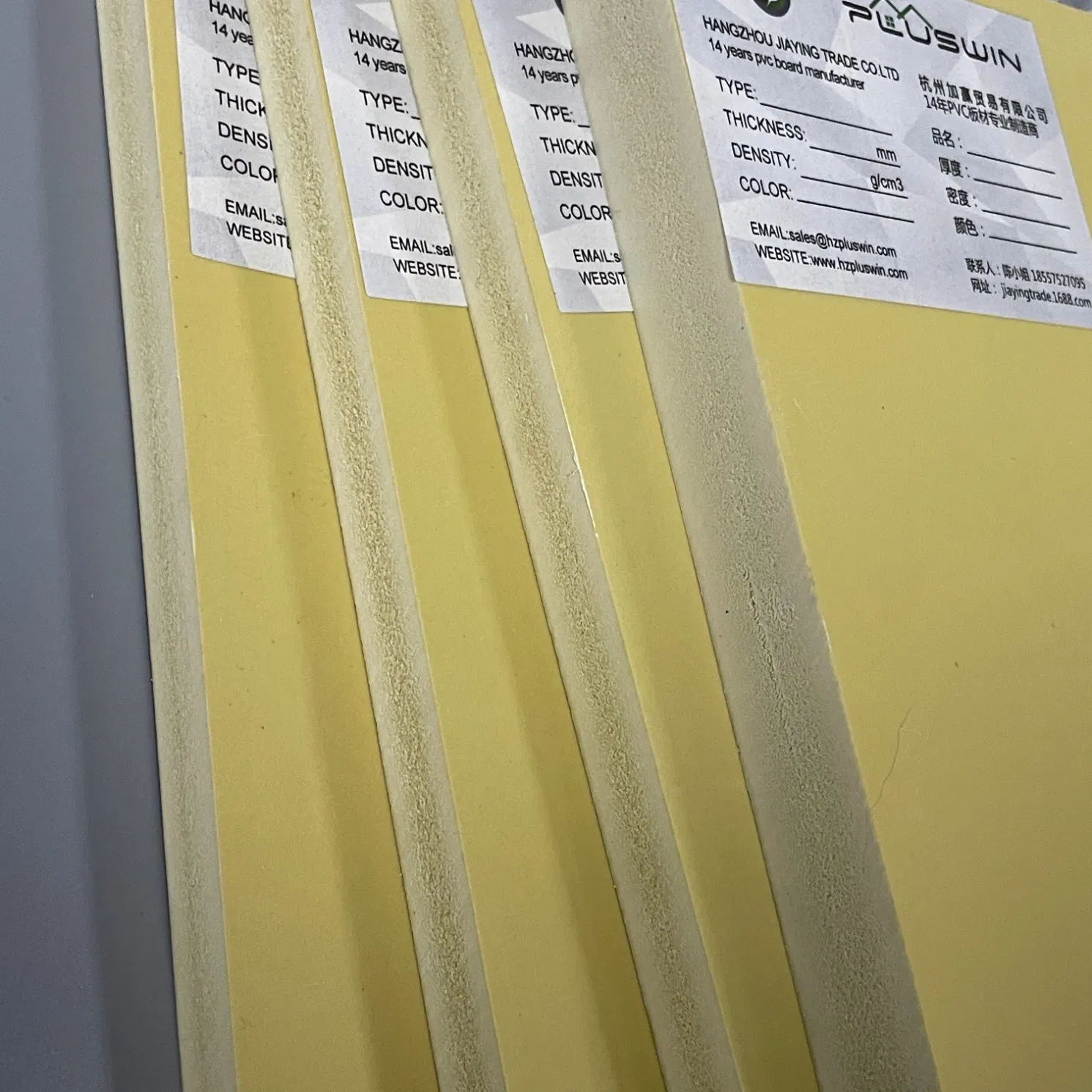 High Density Waterproof WPC Foam Board Wooden Plastic Composite Decorative Building Material Custom Cutting Service