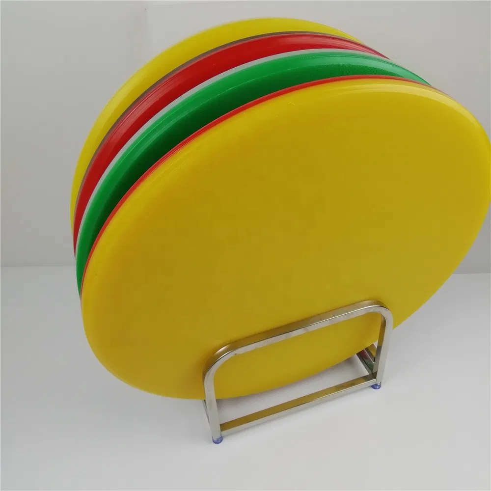 Zspe Eco Friendly HDPE Thick Plastic Chopping/Cutting Board with Juice Groove